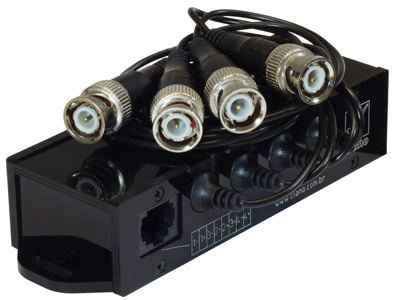 balun de 4 canais - traseira
